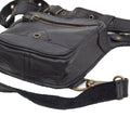 Black Leather Belt Bag Orithia