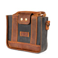 Black Leather Top Handle Bag Olympus