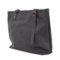 Black Leather Tote Bag Helissa