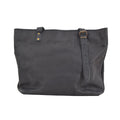 Black Leather Tote Bag Helissa