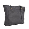 Black Leather Tote Bag Helissa