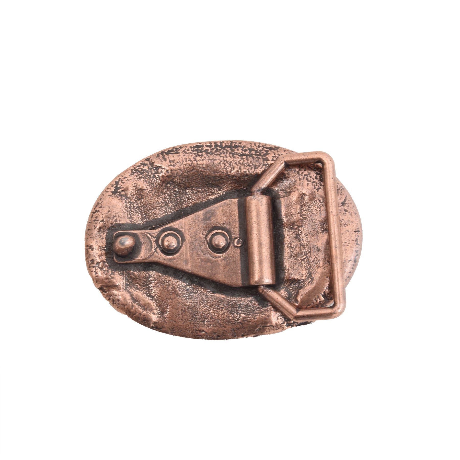 Bronze Toned Removable Metal Belt Buckle Drummer