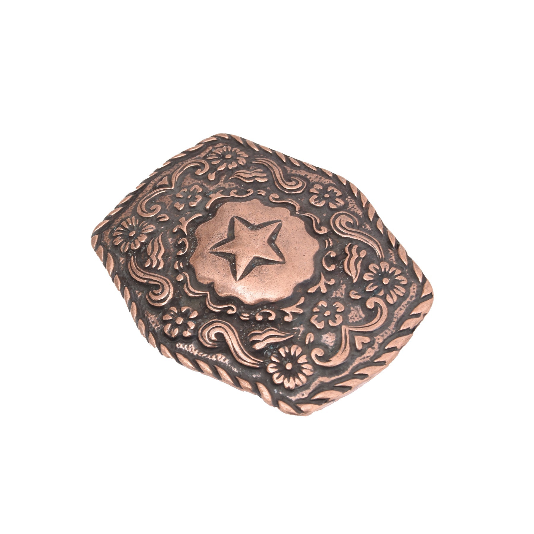 Bronze Toned Removable Metal Belt Buckle Hesiod