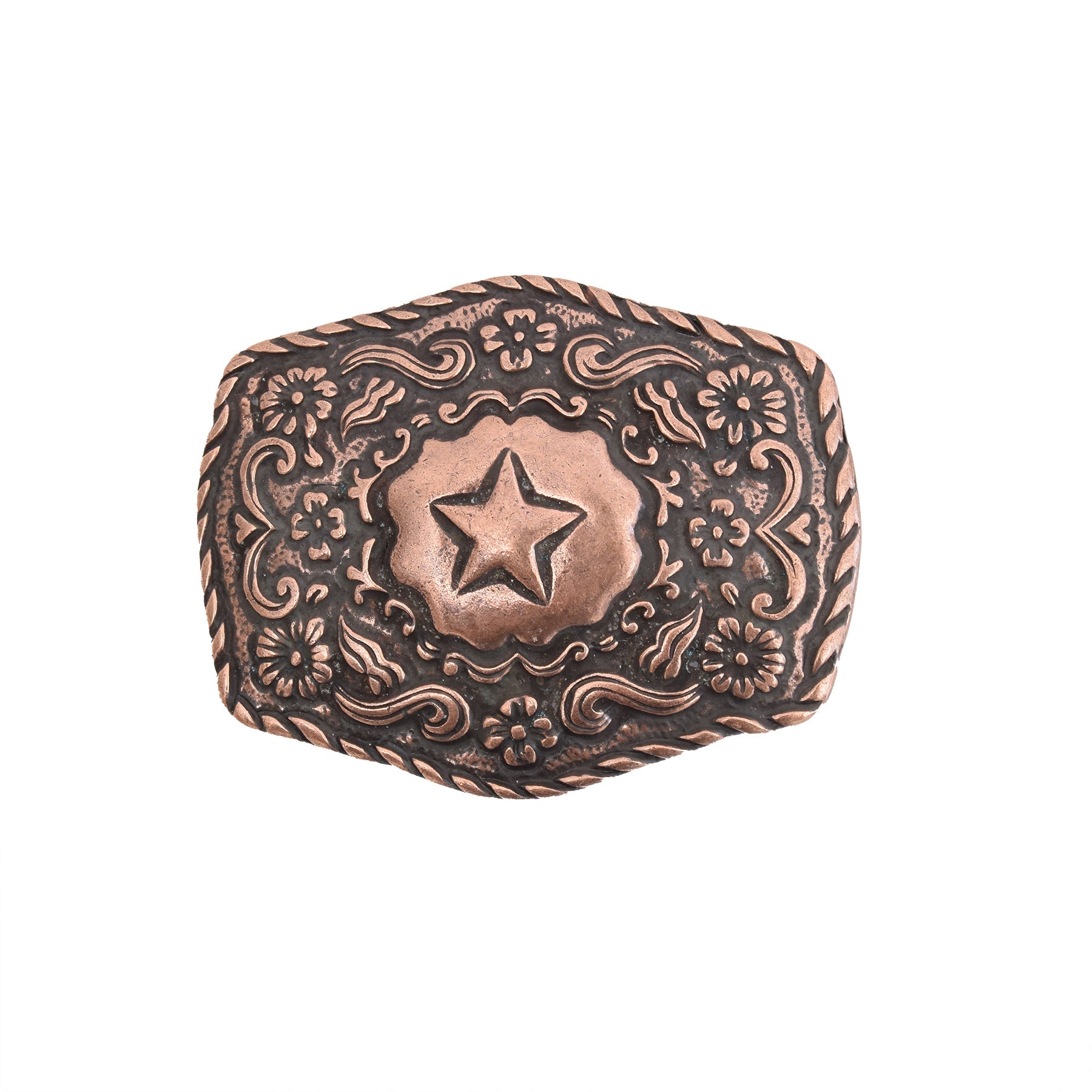 Bronze Toned Removable Metal Belt Buckle Hesiod