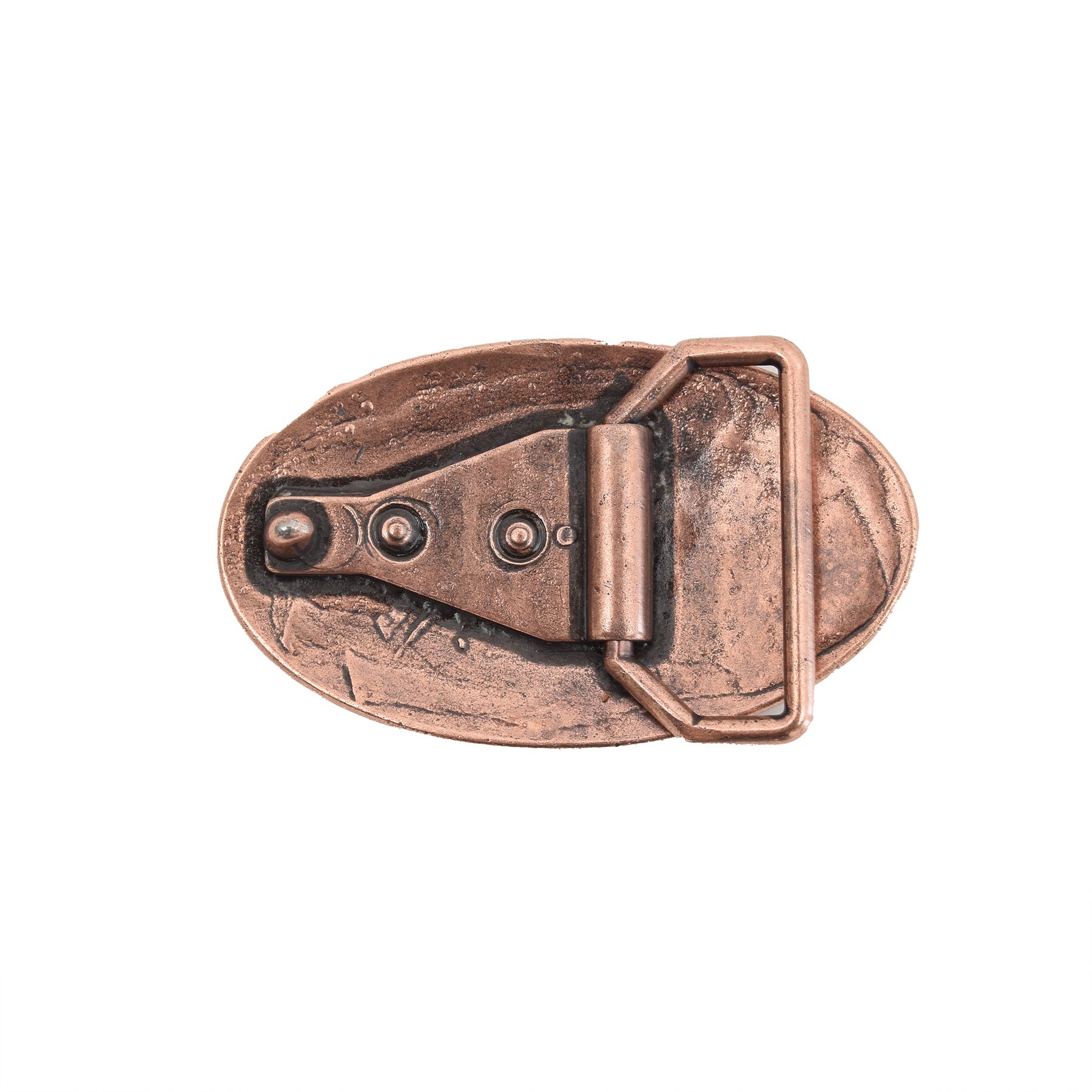 Bronze Toned Removable Metal Belt Buckle Padmini