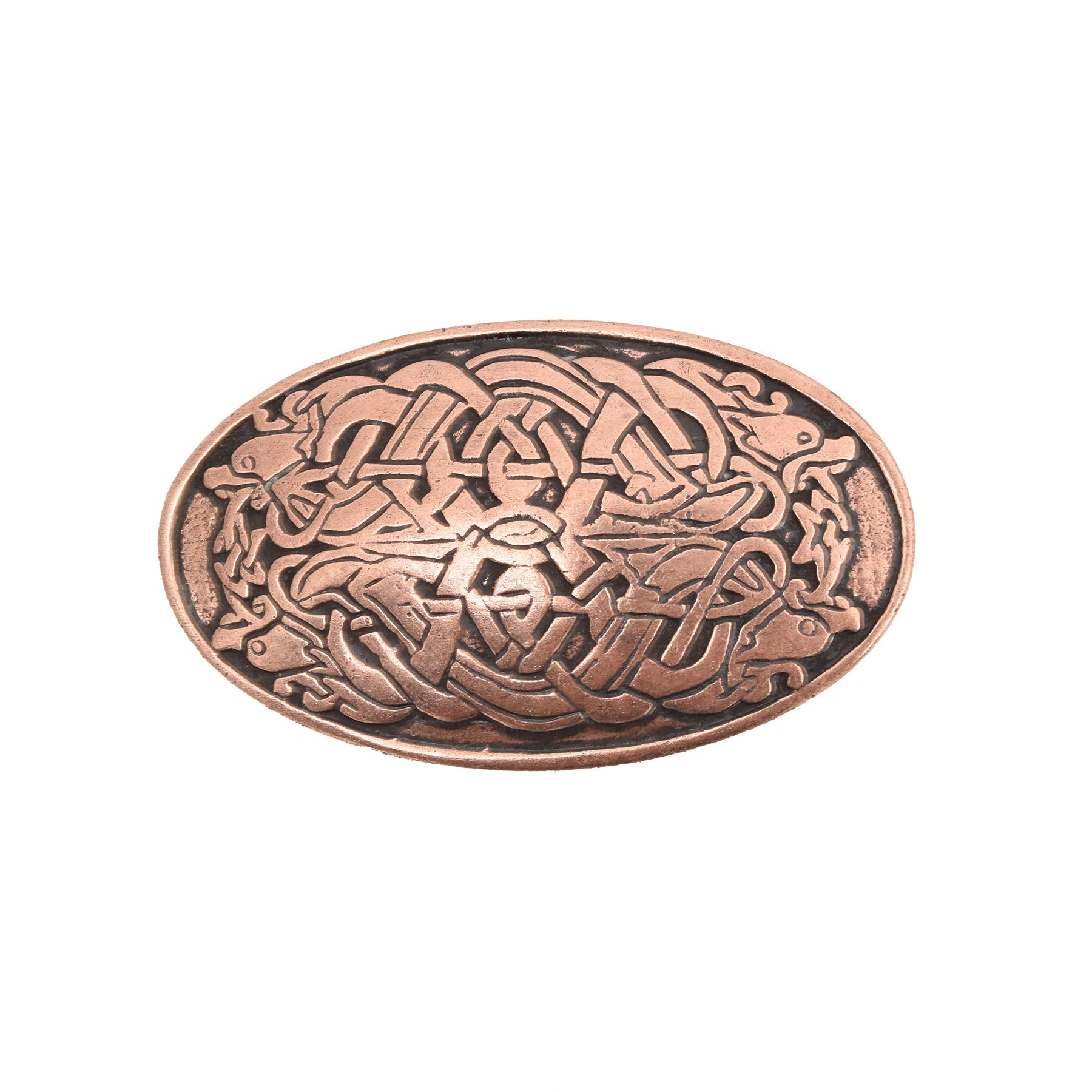 Bronze Toned Removable Metal Belt Buckle Padmini