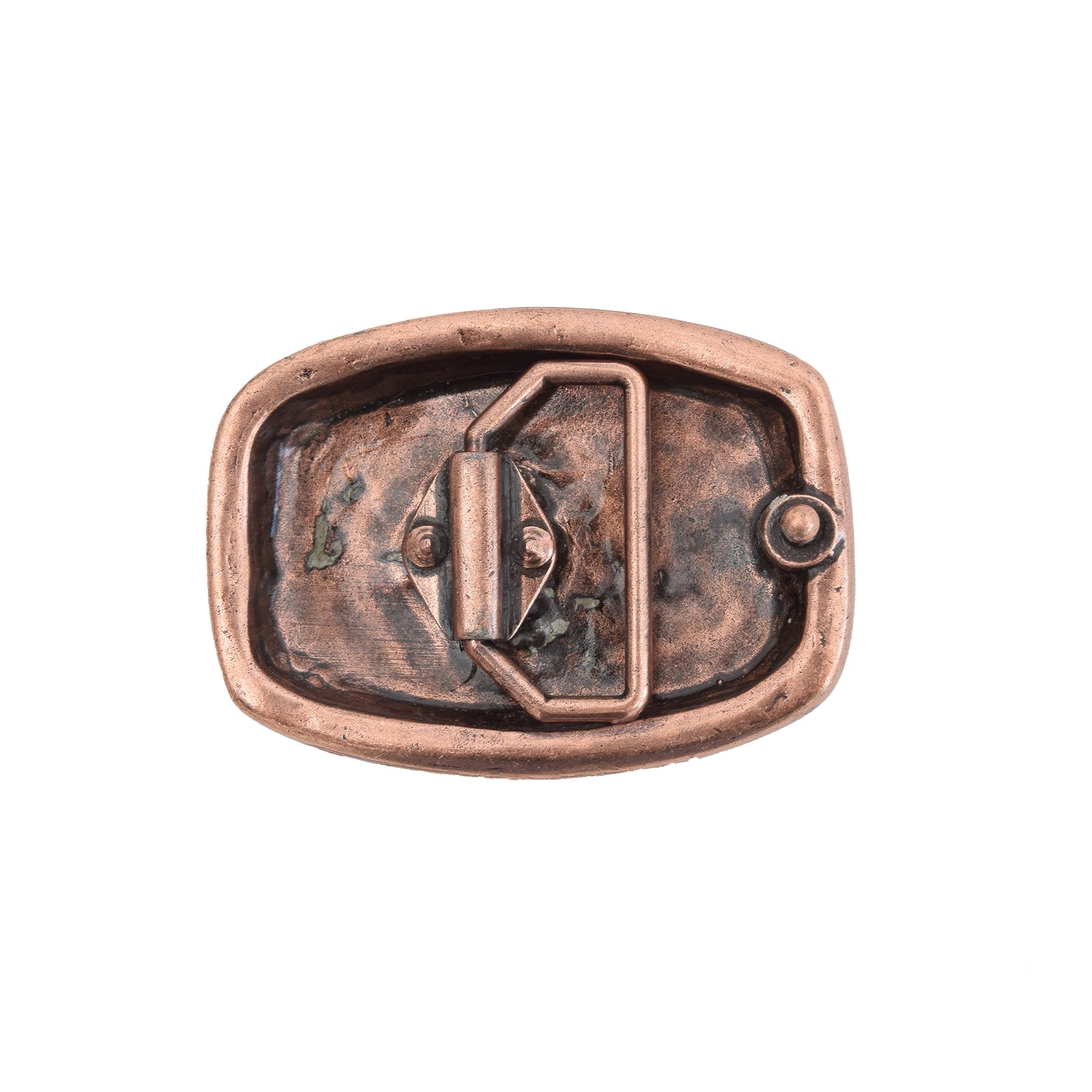 Bronze Toned Removable Metal Belt Buckle Perithos