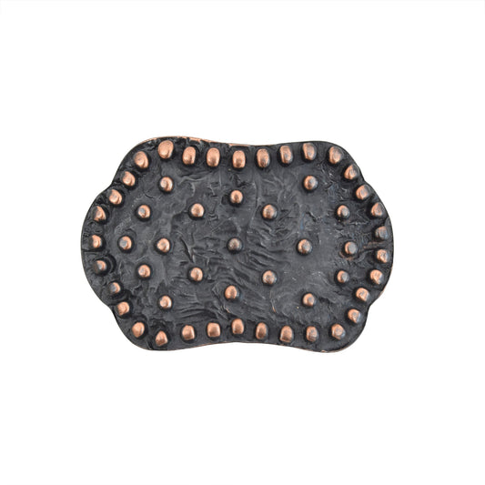 Bronze Toned Removable Metal Belt Buckle Pointed Pionerr