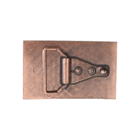 Bronze Toned Removable Metal Belt Buckle Rustik Lasso