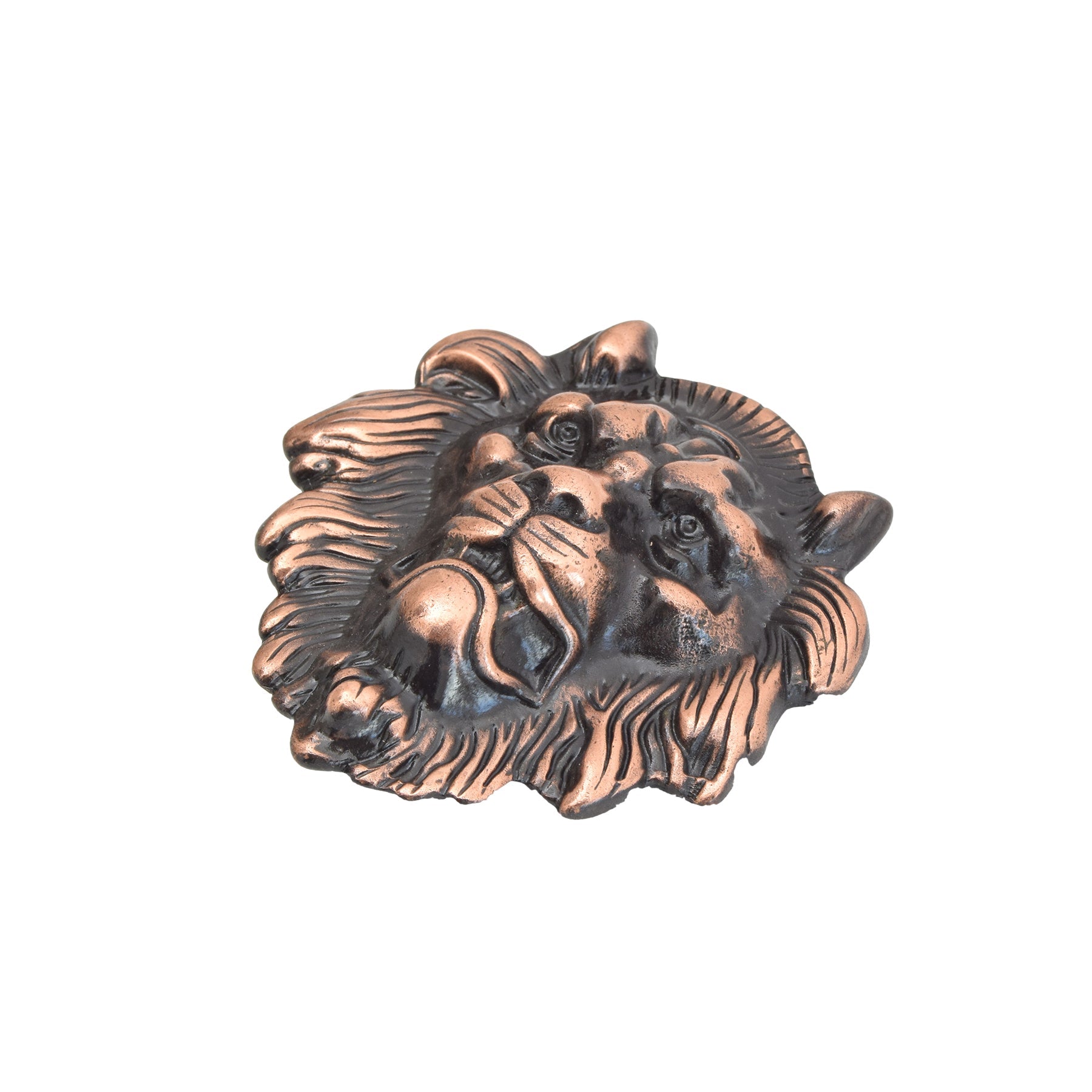 Bronze Toned Removable Metal Belt Buckle Tiger