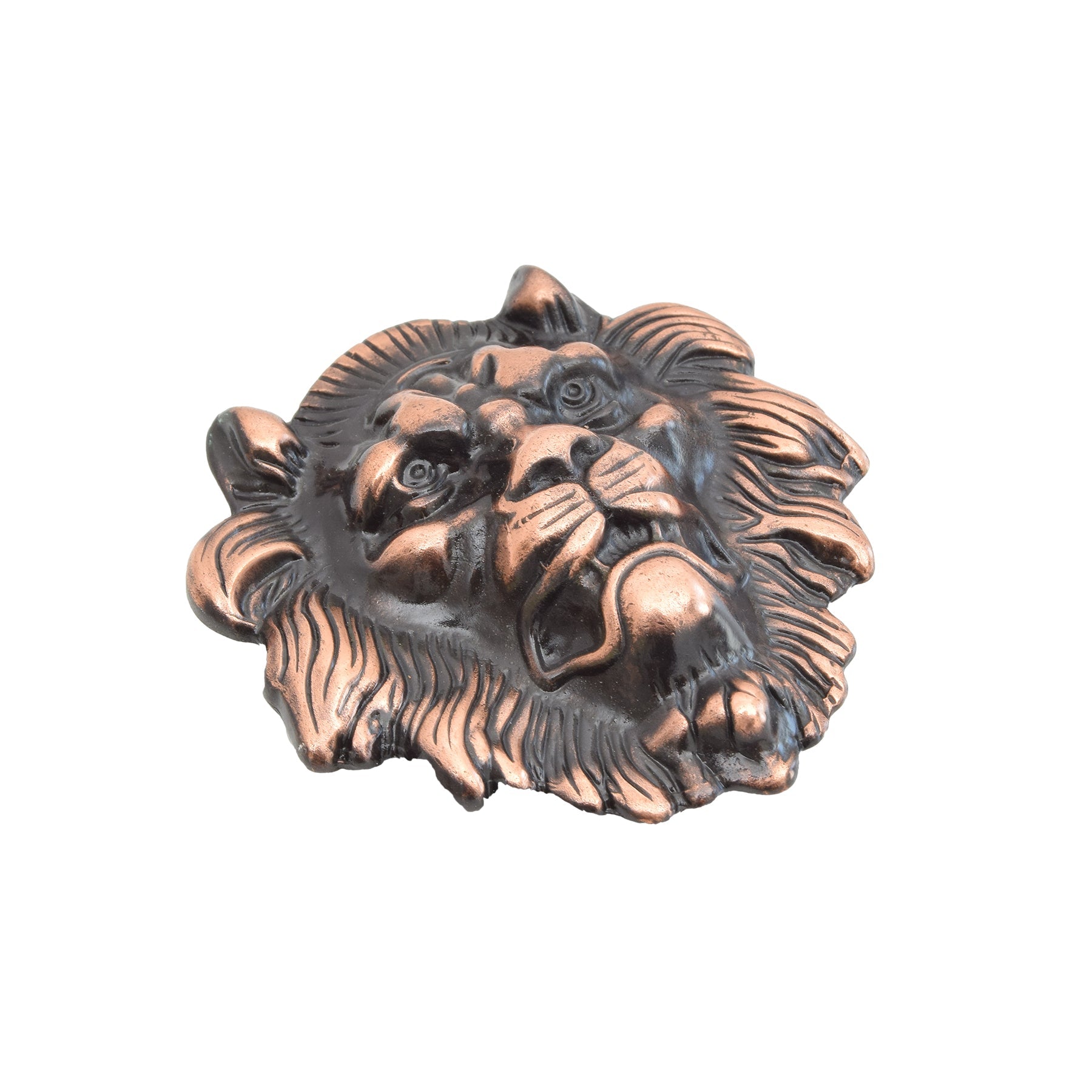 Bronze Toned Removable Metal Belt Buckle Tiger