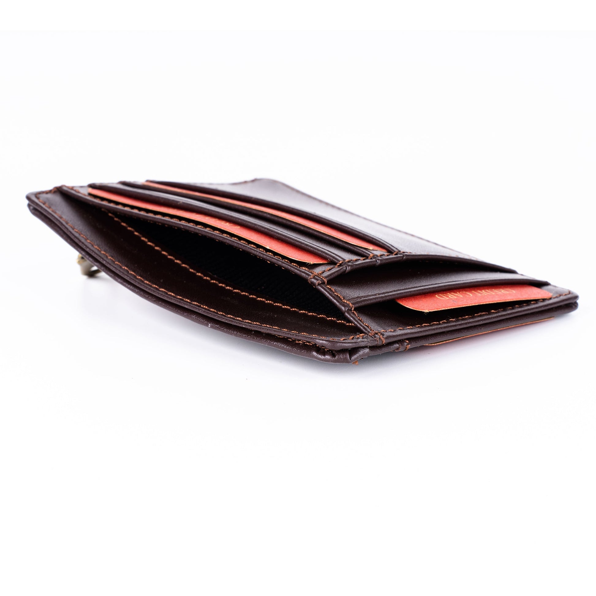 Brown Leather Card Holders Maximos