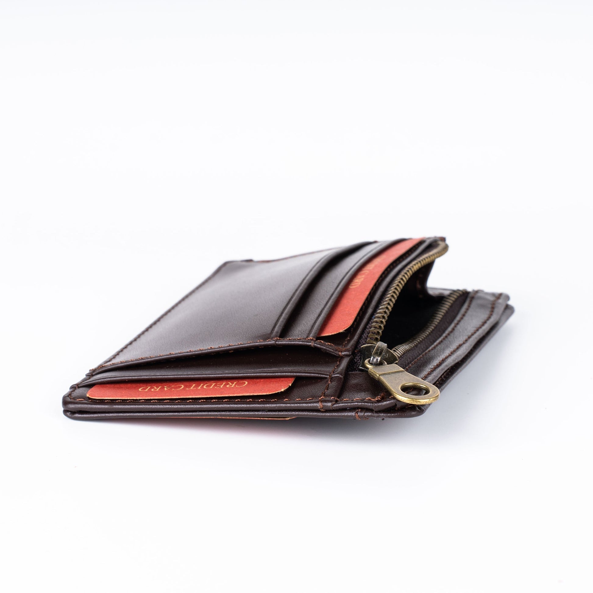 Brown Leather Card Holders Maximos