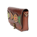 Brown Leather Carved & Crafted Hand Bags Licomedia