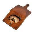 Brown Leather Carved & Crafted Wallet Apachi