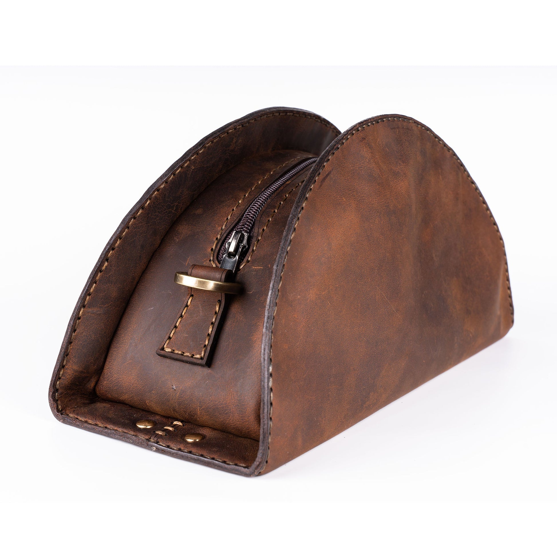 Brown Leather Crossbody Bag Harran