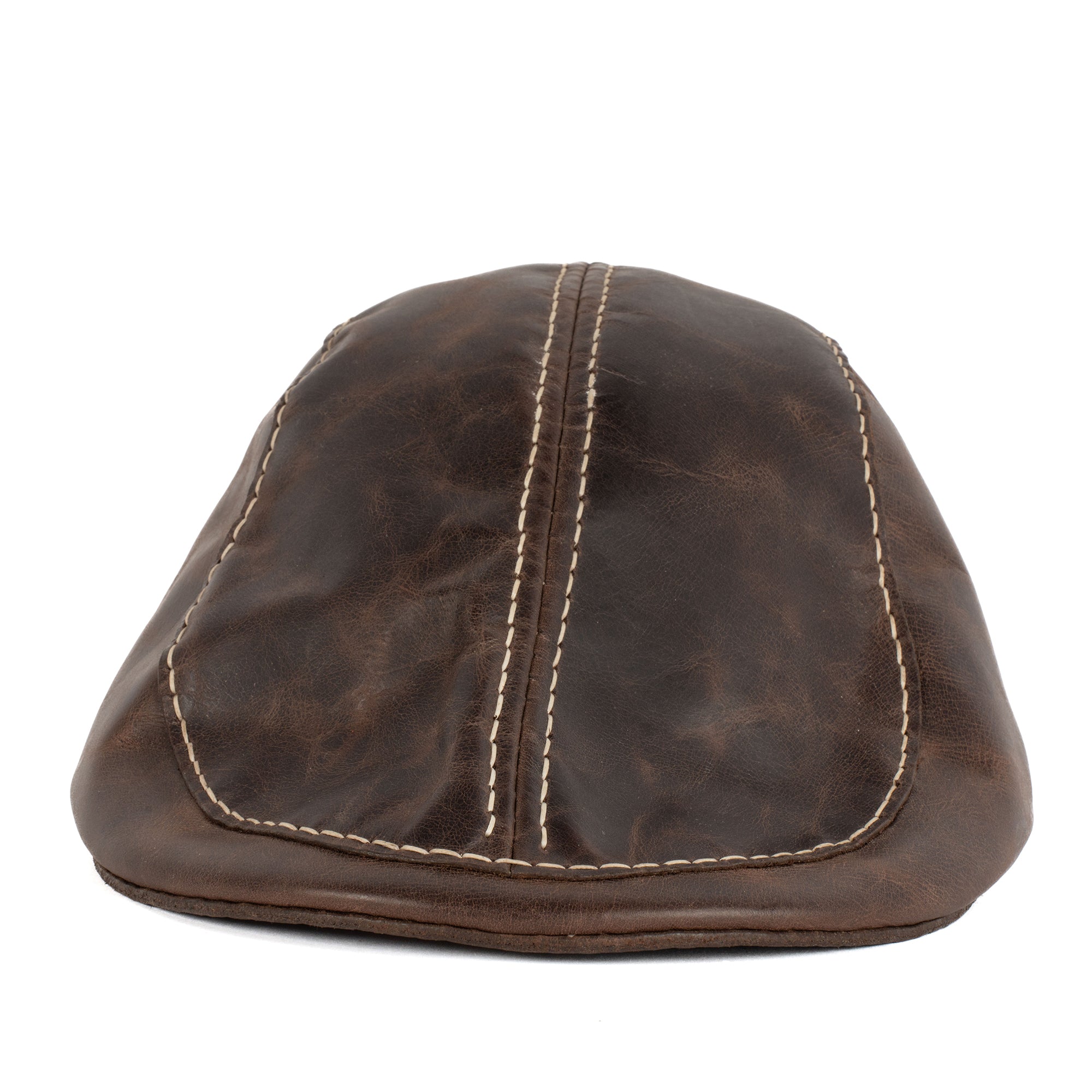 Brown Leather Hat Molokai