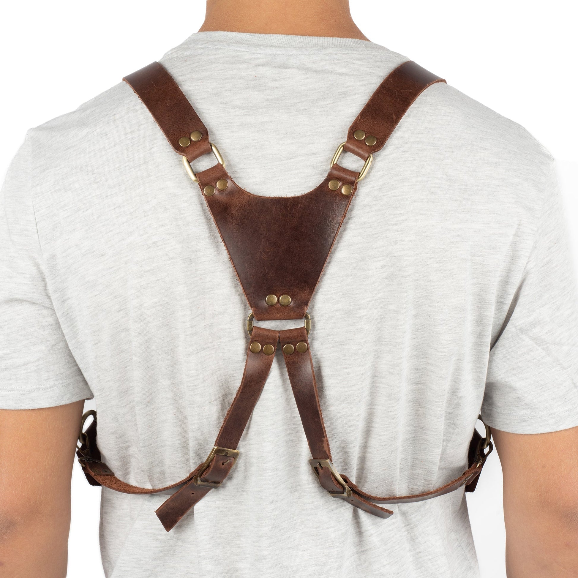 Brown Shoulder Leather Holster With Pocket Regulus