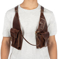 Brown Shoulder Leather Holster With Pocket Regulus