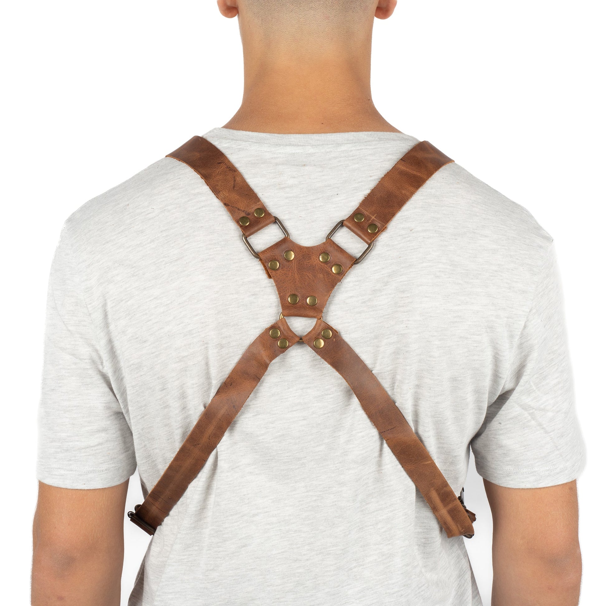 Capella Brown Shoulder Leather Holster With Pocket