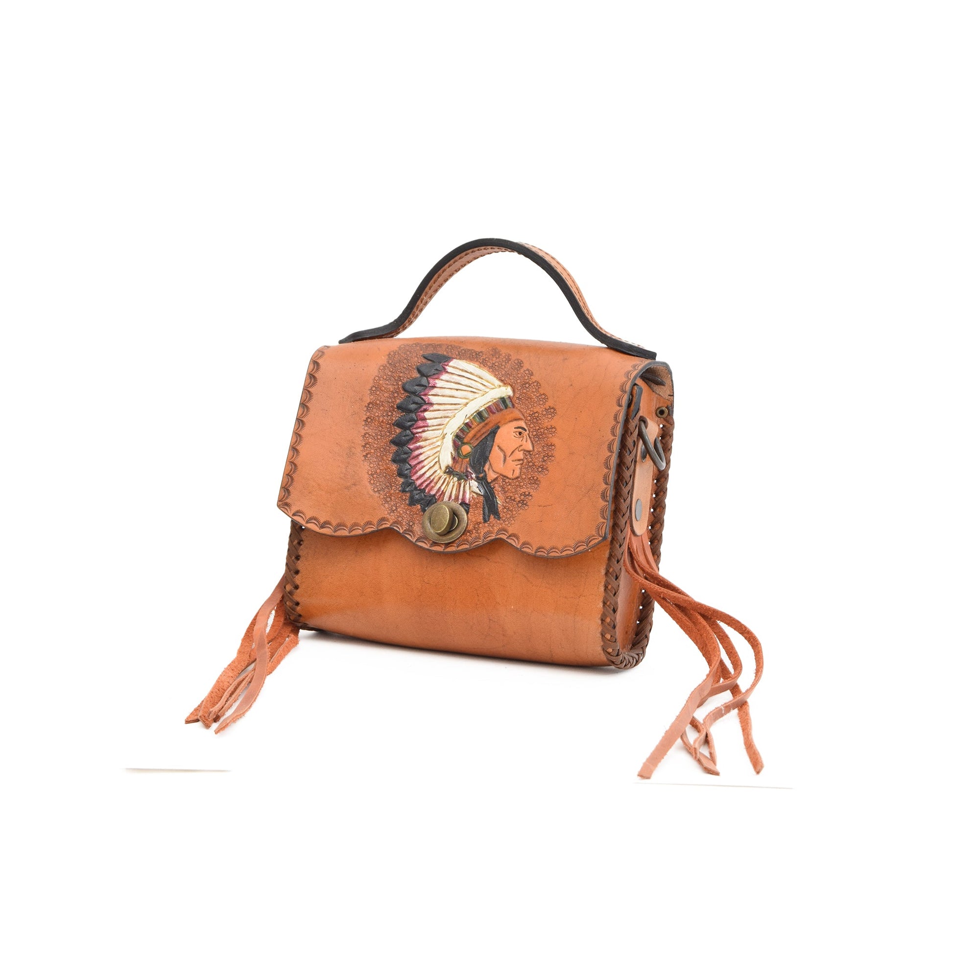 Chestnut Brown Crossbody Bag Adriel