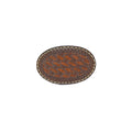 Chestnut Brown Removable Leather Belt Buckle Atalanta