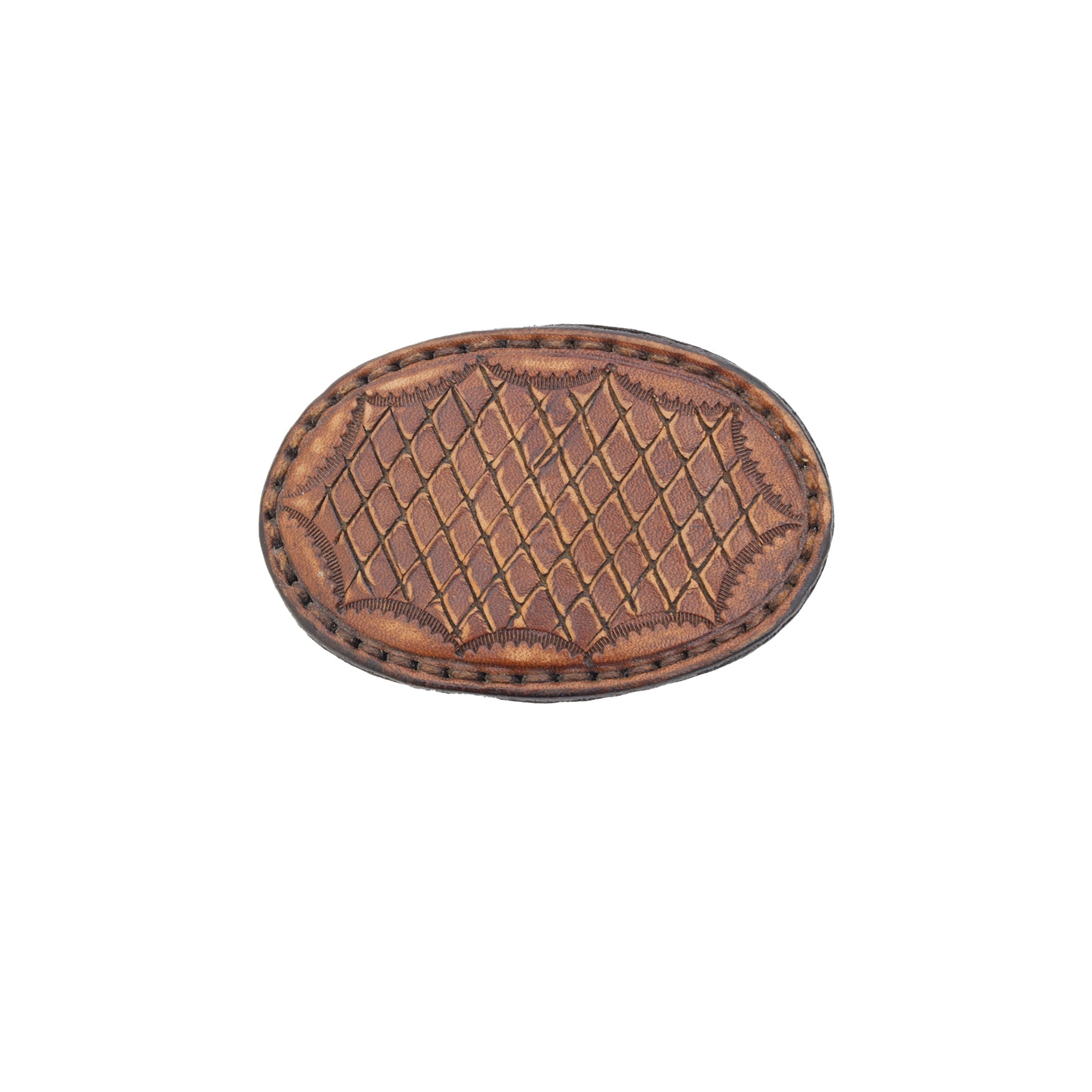 Chestnut Brown Removable Leather Belt Buckle Savannah