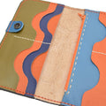 Colorfull Leather Carved & Crafted Wallet Belisama