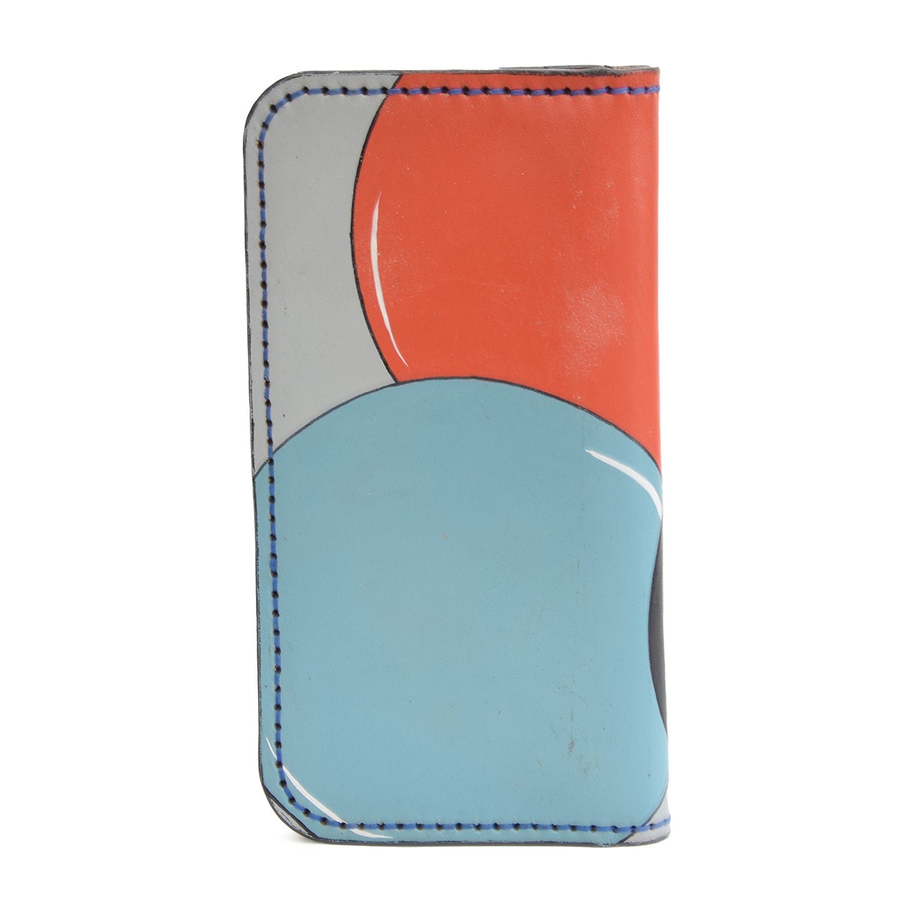 Colorfull Leather Carved & Crafted Wallet Hesperis