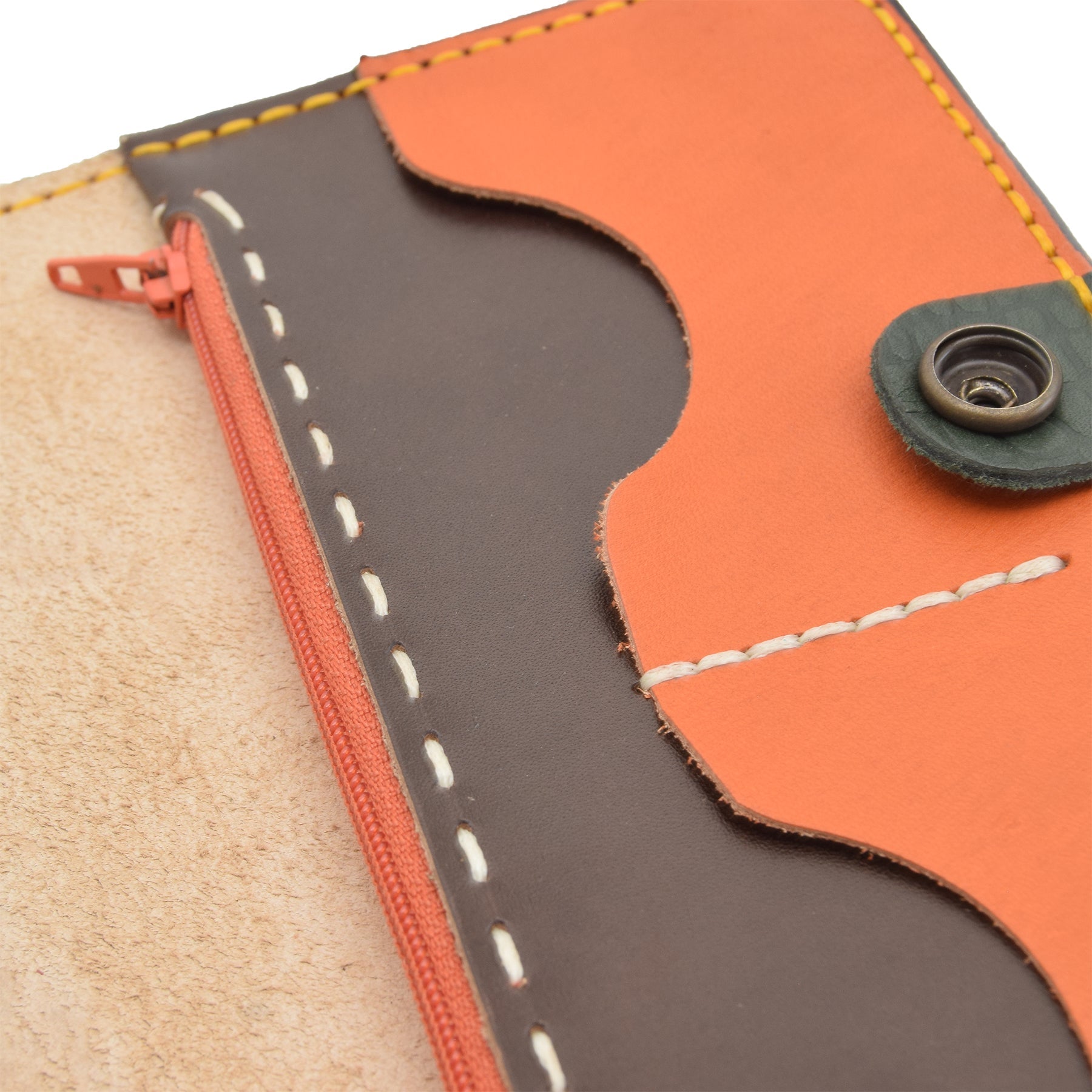 Colorfull Leather Carved & Crafted Wallet Iolanthe