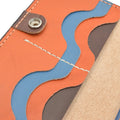 Colorfull Leather Carved & Crafted Wallet Kalypso