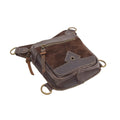 Dark Brown Leather Belt Bag Undina