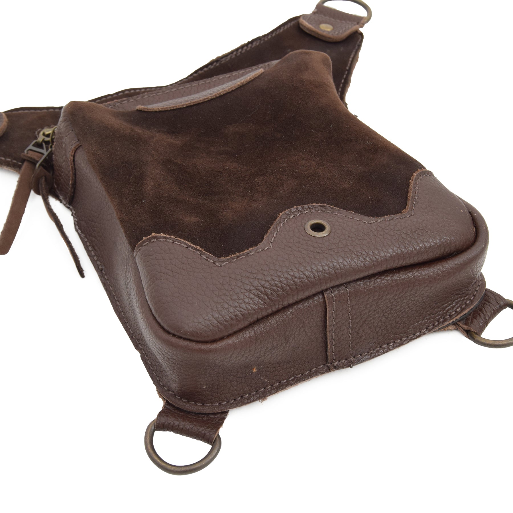 Dark Brown Leather Belt Bag Willowyn