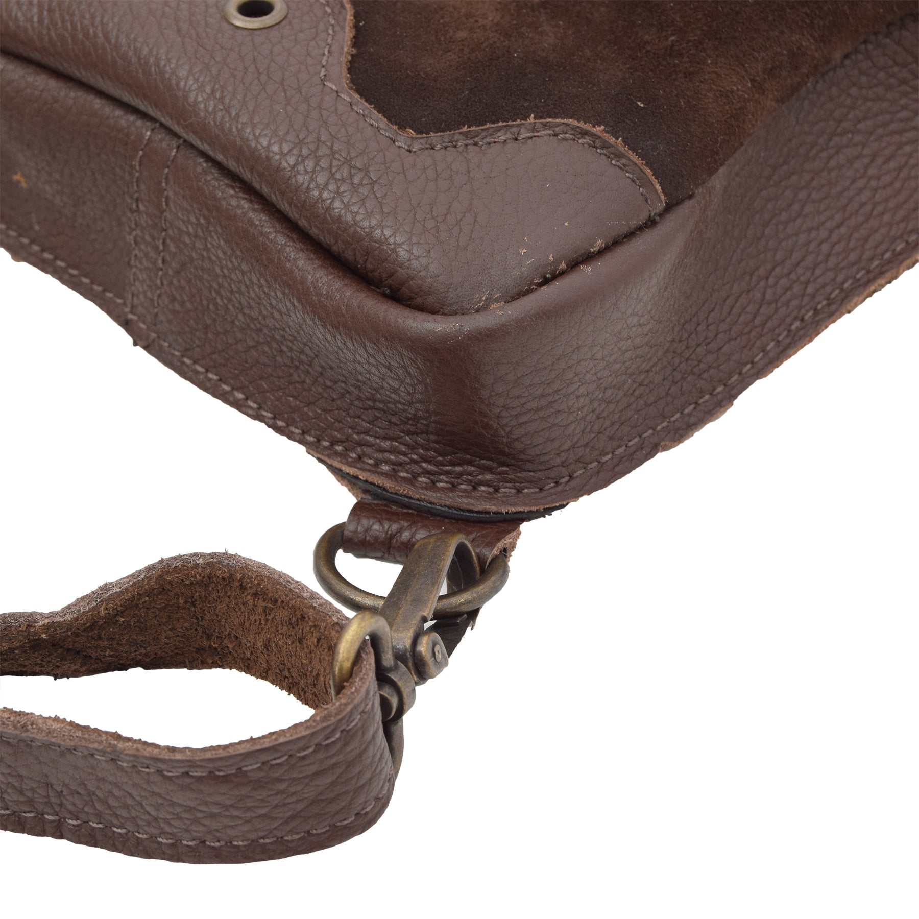 Dark Brown Leather Belt Bag Willowyn