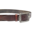 Dark Brown Leather Belt Lykia