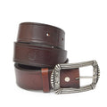 Dark Brown Leather Belt Lykia