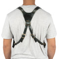 Dark Green Shoulder Leather Holster With Pocket Regulus