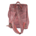 FIBO Burgundy Women’s Leather Backpack