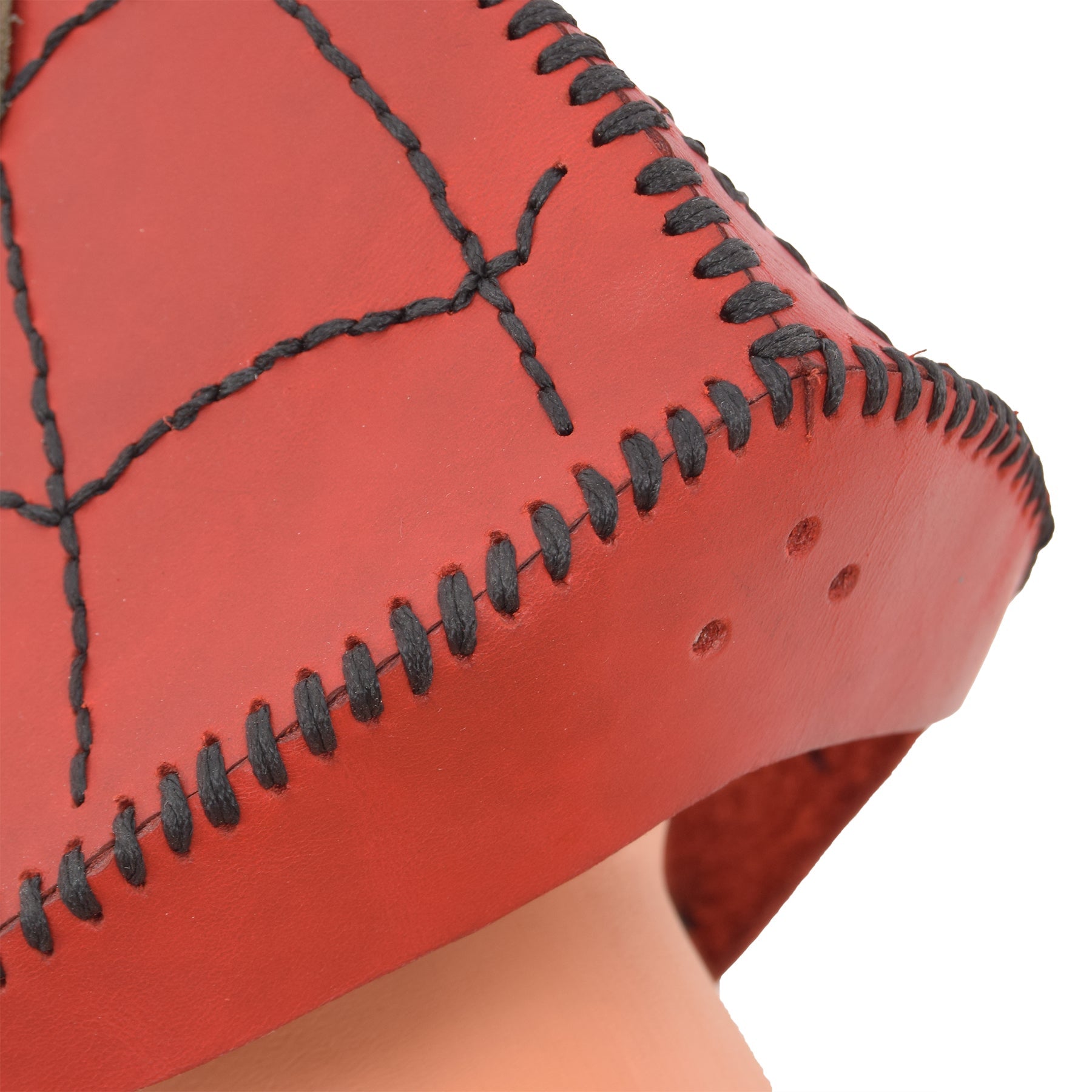 Full Face Covering Spider Man Leather Mask