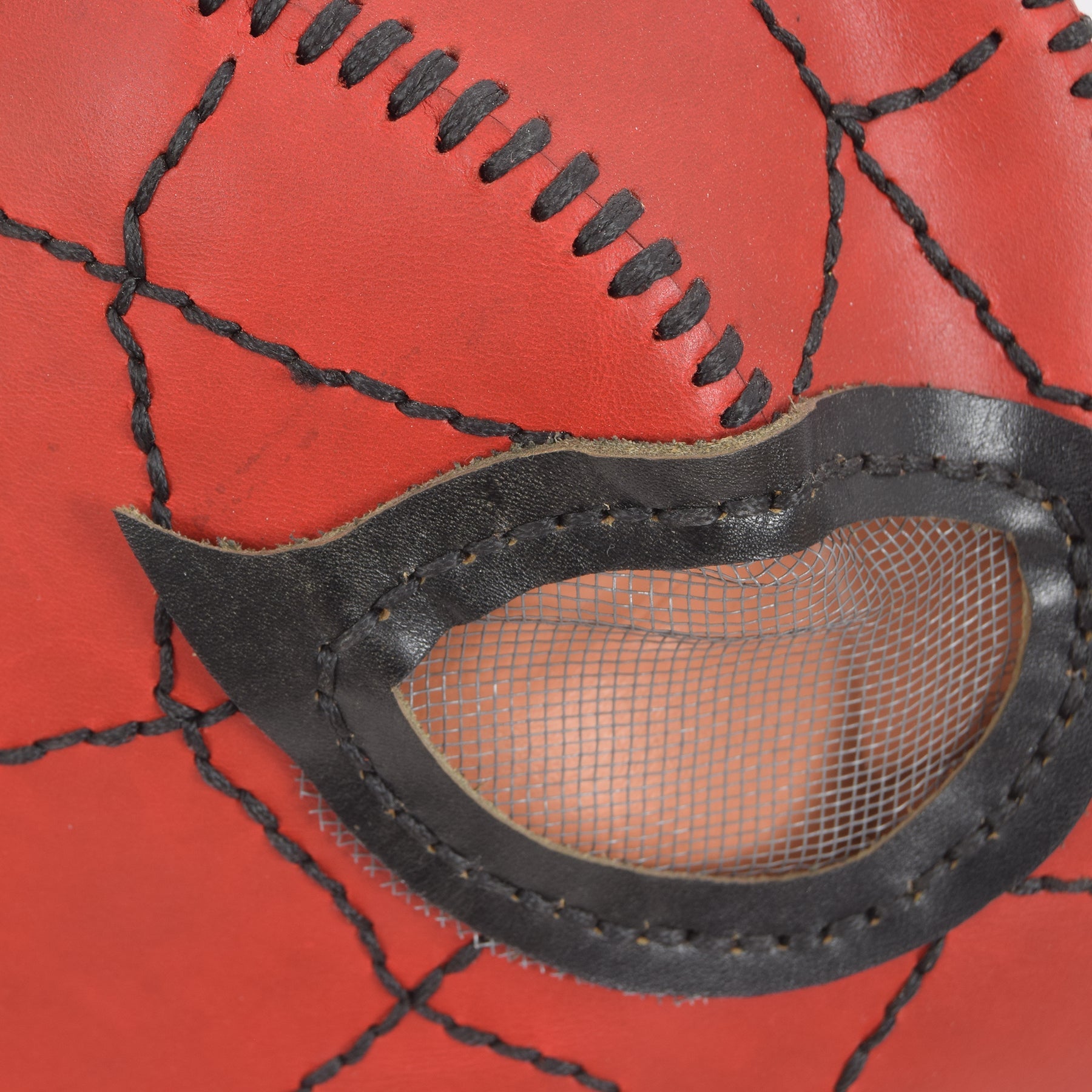 Full Face Covering Spider Man Leather Mask