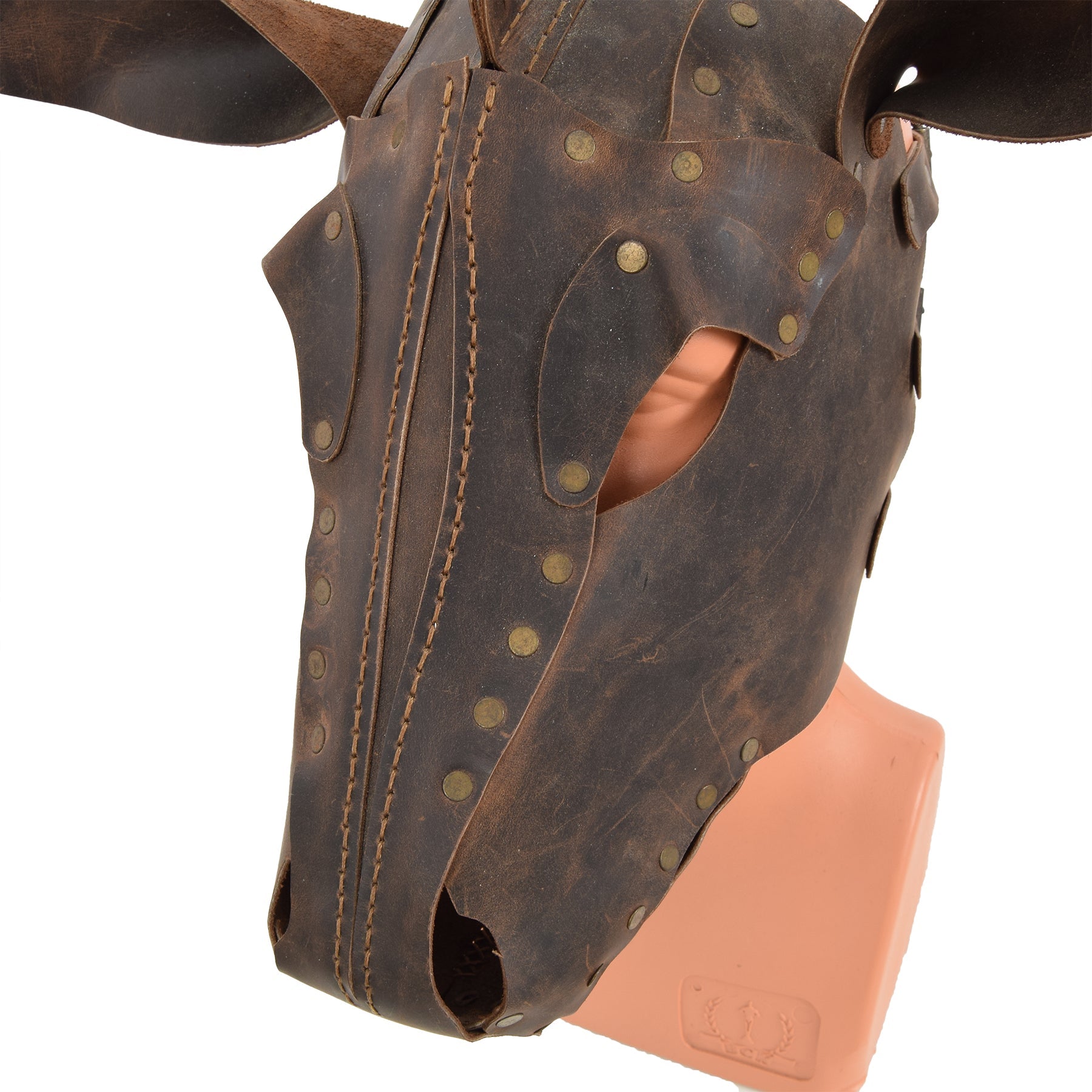 Full Face Horse Head Leather Mask