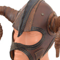 Full Face Wearable Horned Leather Mask