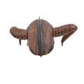 Full Face Wearable Horned Leather Mask