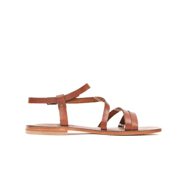 a close up of a pair of sandals with straps on a white background