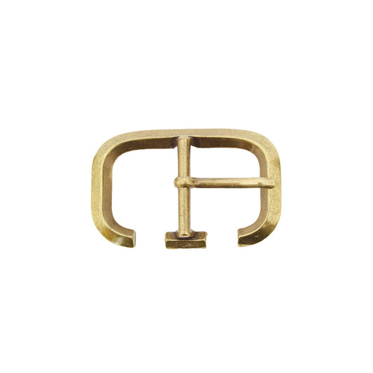 Gold Toned Removable Metal Belt Buckle Bargyla