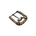 Gold Toned Removable Metal Belt Buckle Cassius