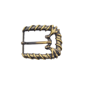 Gold Toned Removable Metal Belt Buckle Cassius