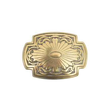 Gold Toned Removable Metal Belt Buckle Elder