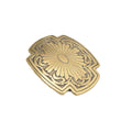 Gold Toned Removable Metal Belt Buckle Elder