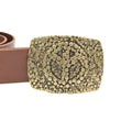 Gold Toned Removable Metal Belt Buckle Hippie